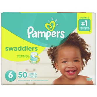 Pampers Swaddlers Diapers Size 6, 35+lb
