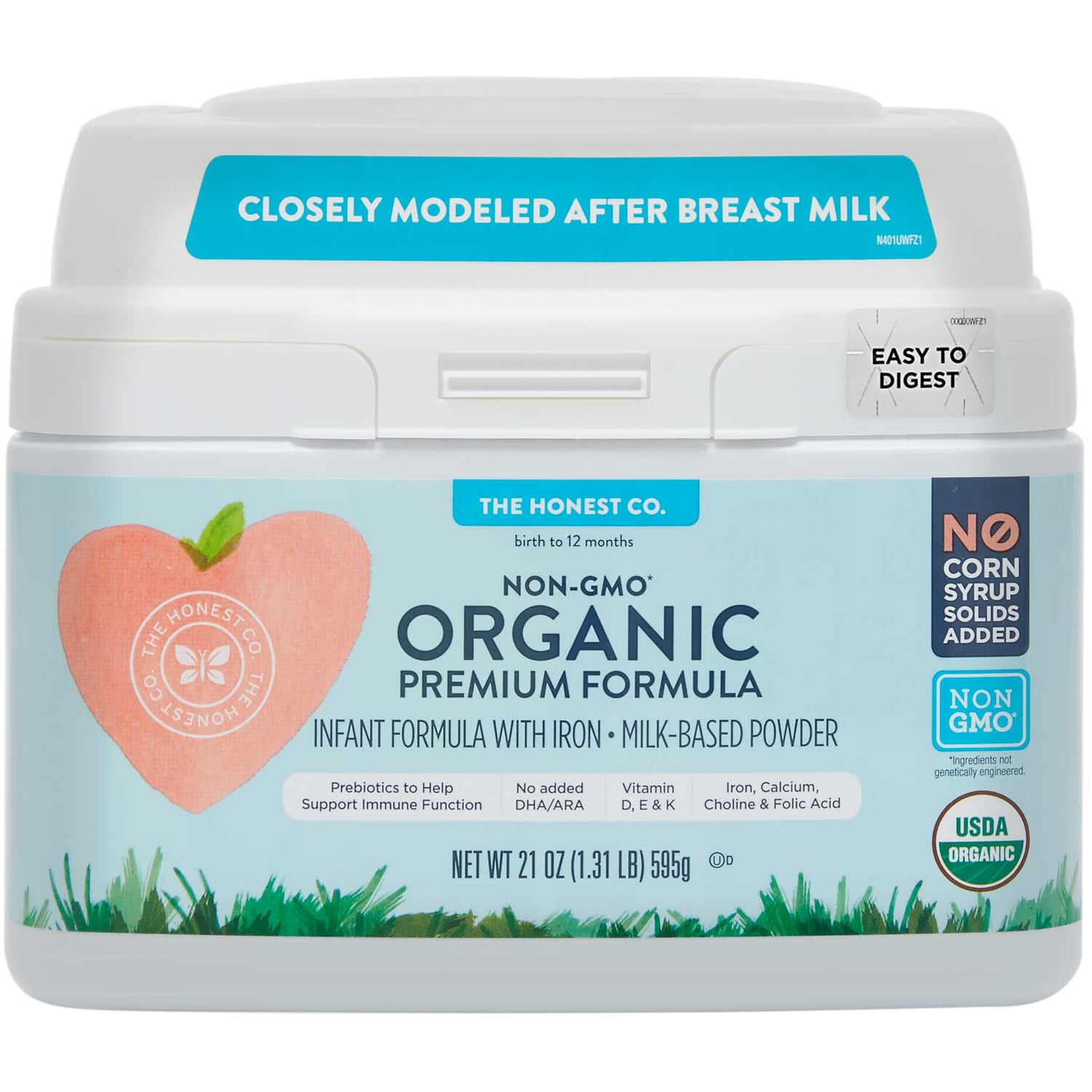 The Honest Company Powdered Organic Premium Infant Formula with Iron