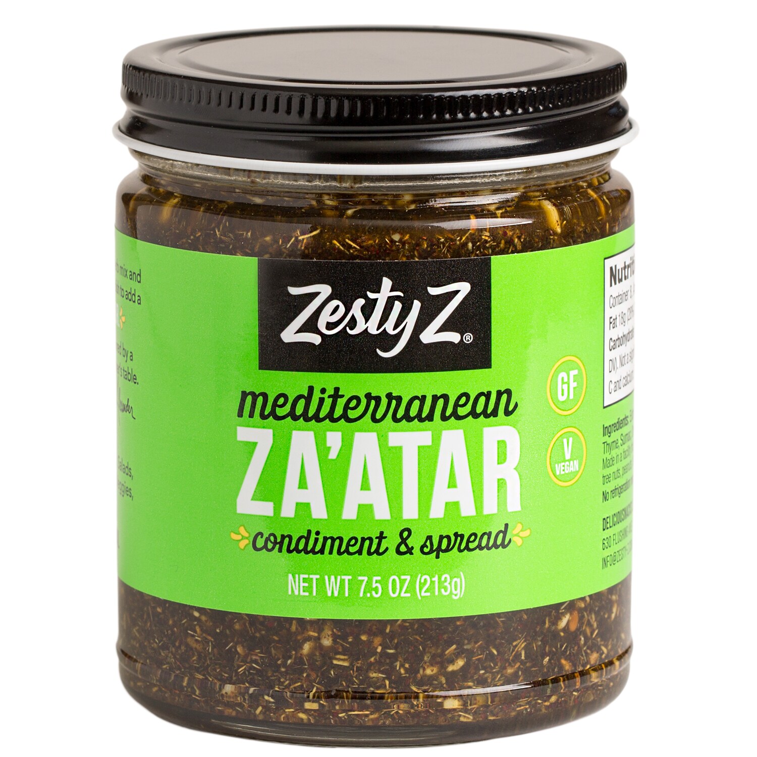 Zesty Z Mediterranean Za'atar Condiment & Spread