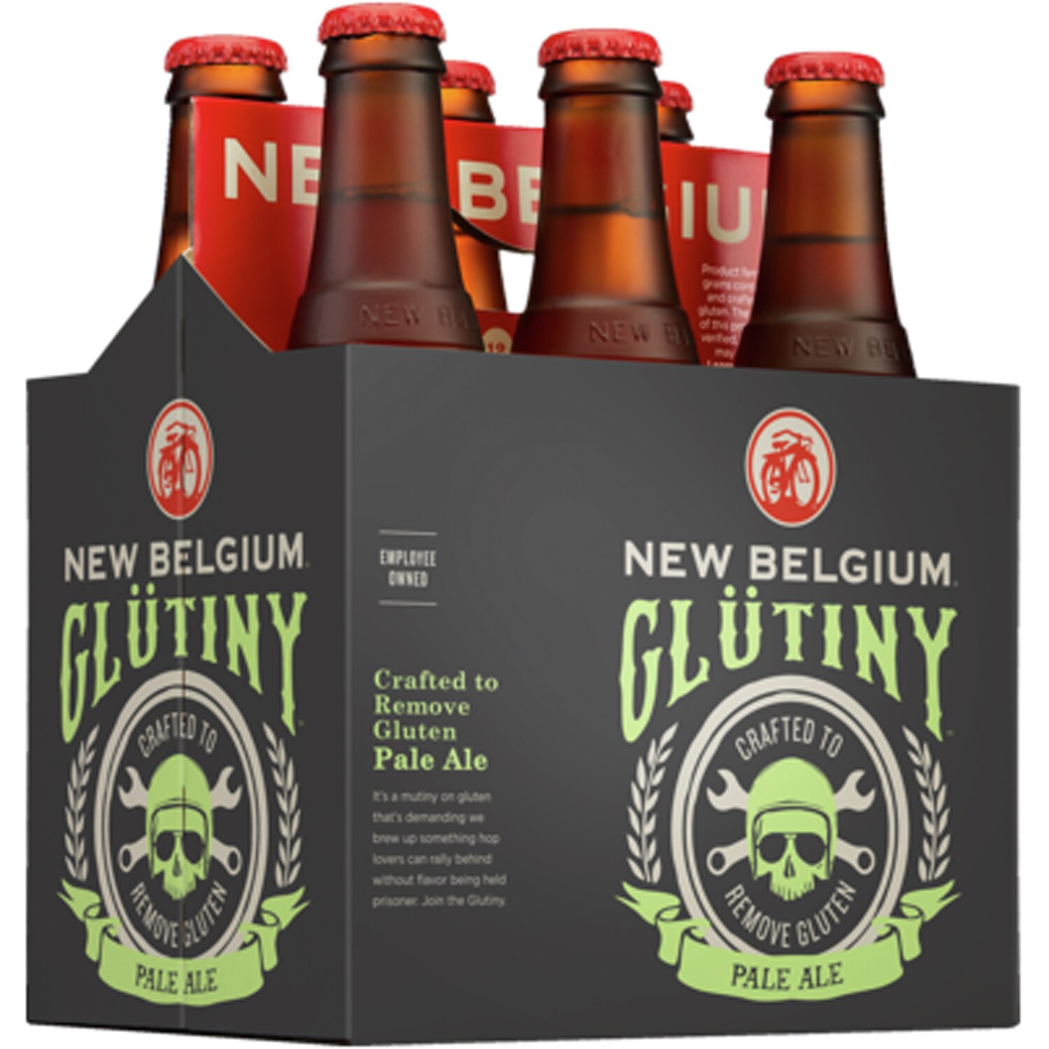 New Belgium Brewing Glütiny Pale Ale, Glass Bottles