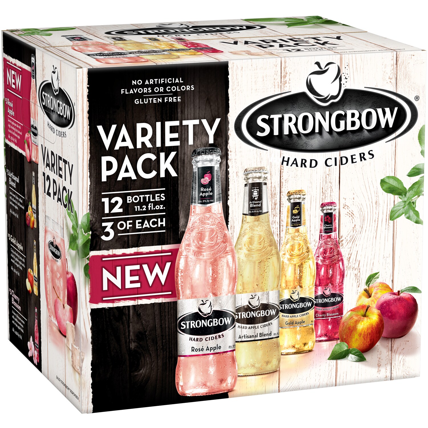 Strongbow Hard Cider Variety Pack, Glass Bottles
