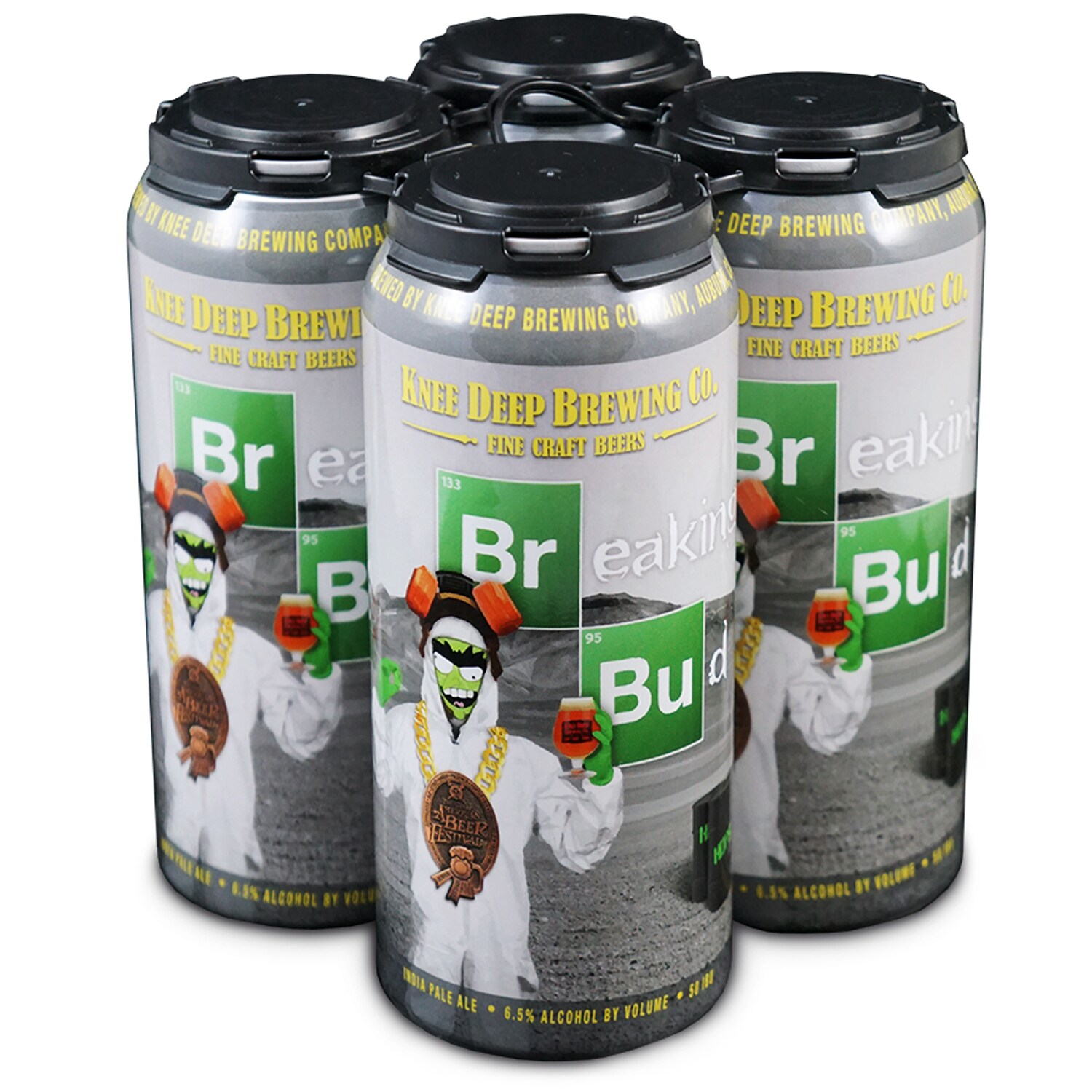 Knee Deep Brewing Co. Breaking Bud IPA, Cans