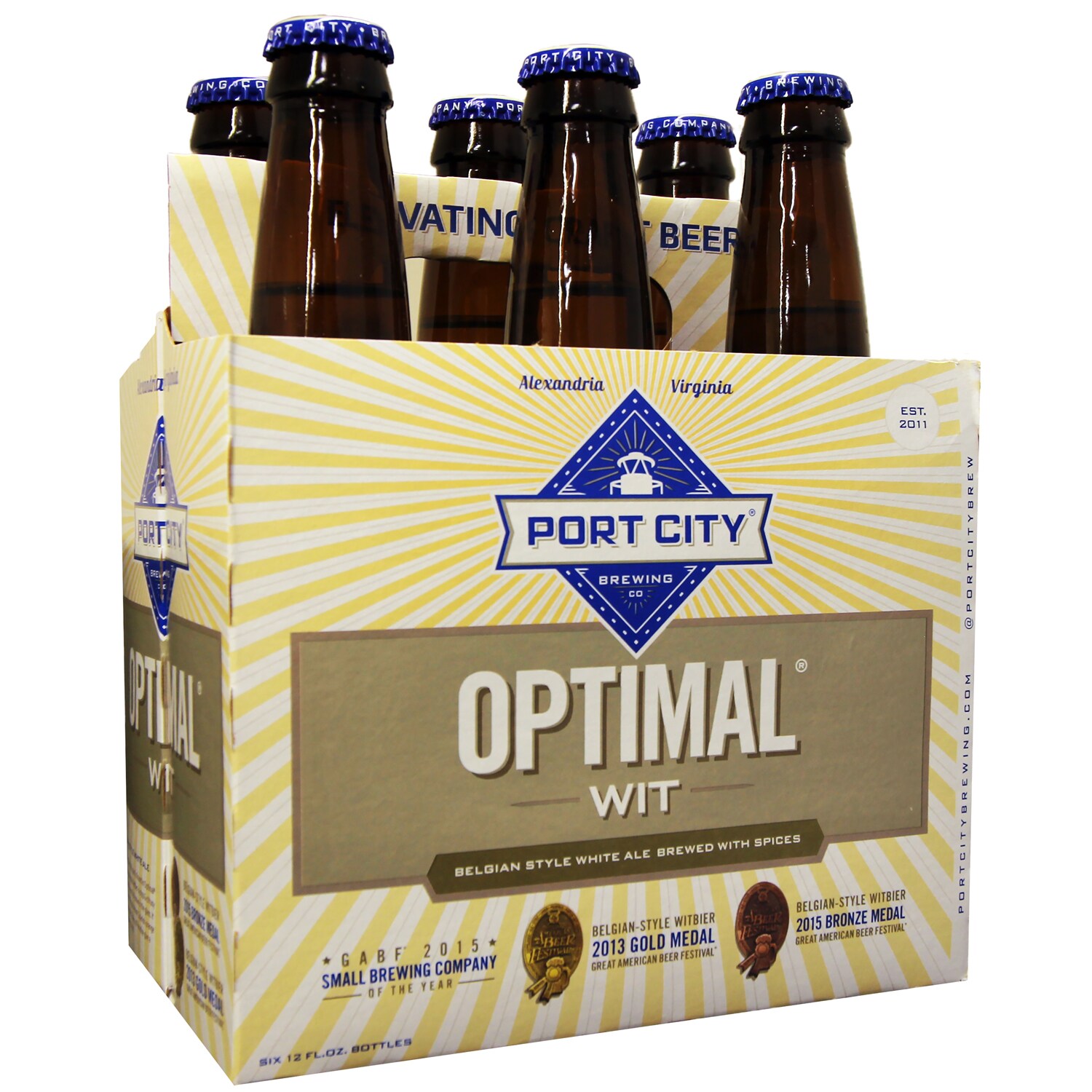 Port City Brewing Co. Optimal Wit, Glass Bottles