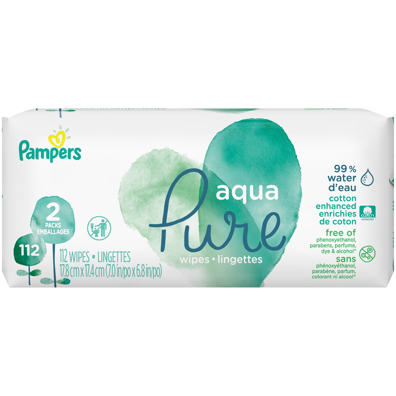 Pampers Aqua Pure Baby Wipes