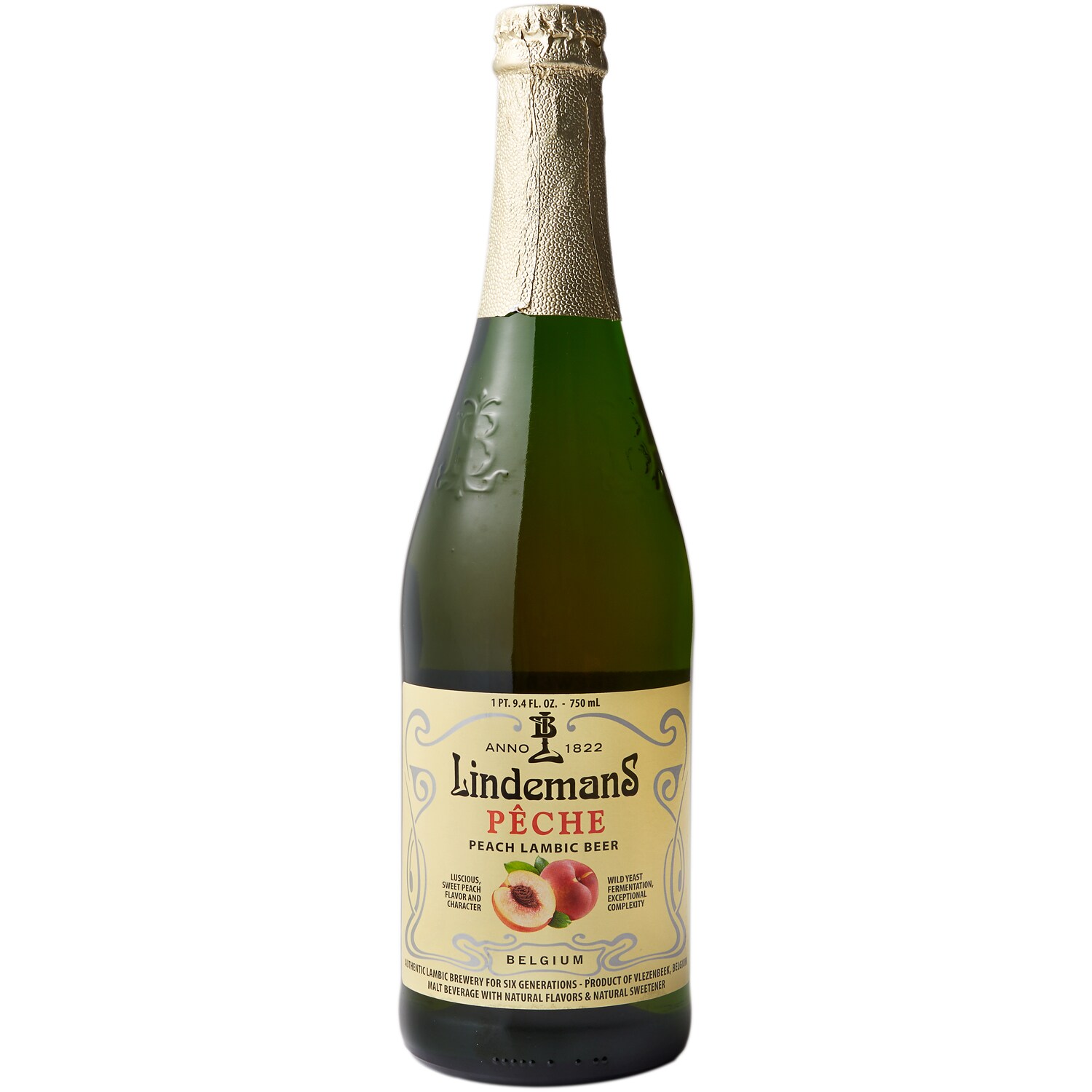 Lindemans Pêche Lambic, Glass Bottle