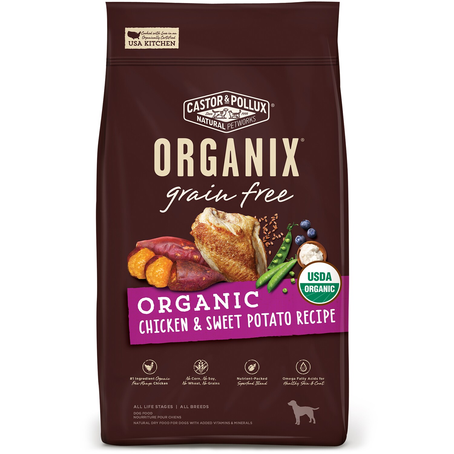 organix grain free puppy food