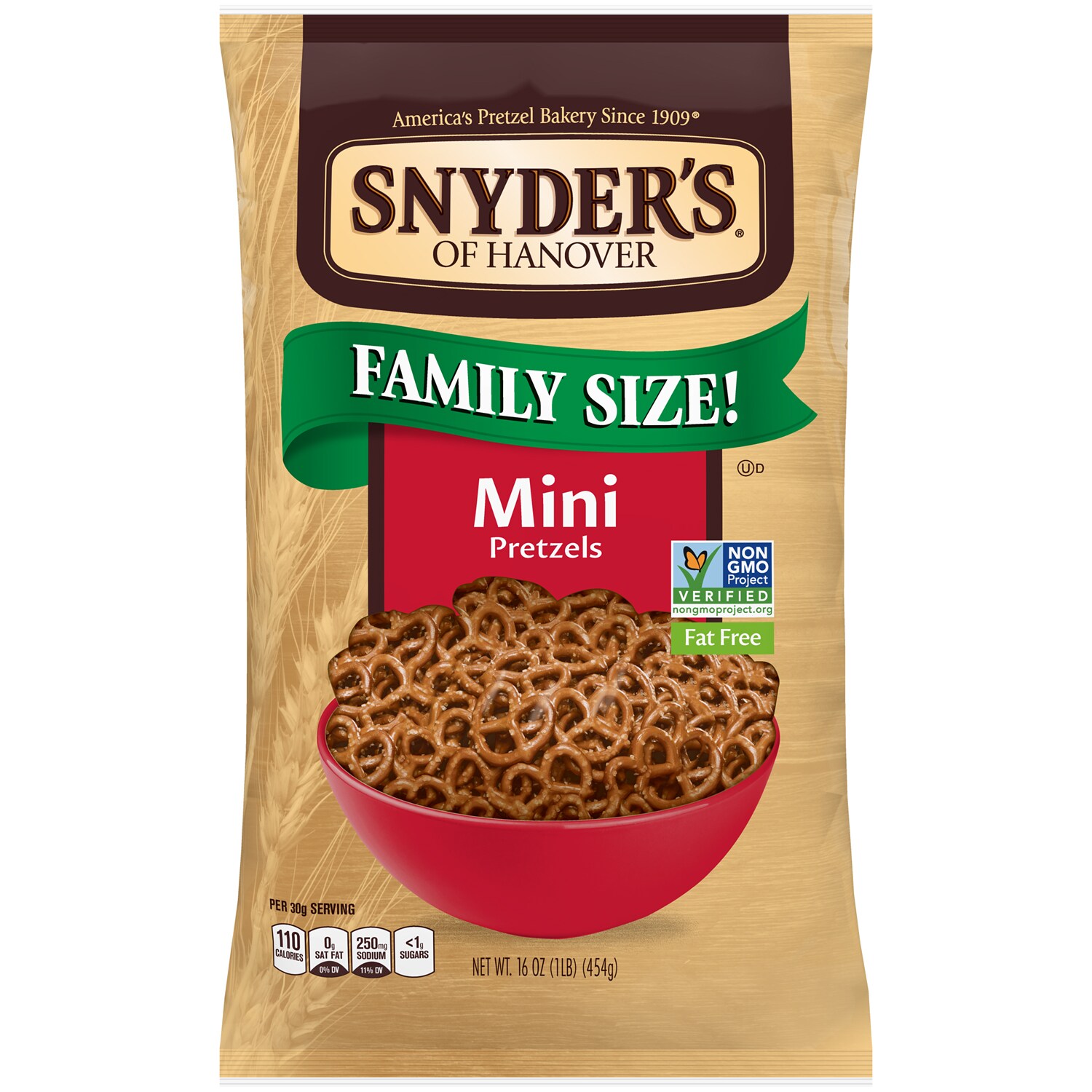 Snyder's of Hanover Mini Pretzels, Family Size