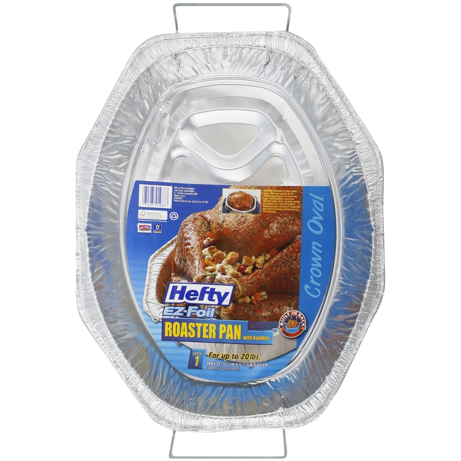 Hefty EZ Foil Roaster Pan with Handles