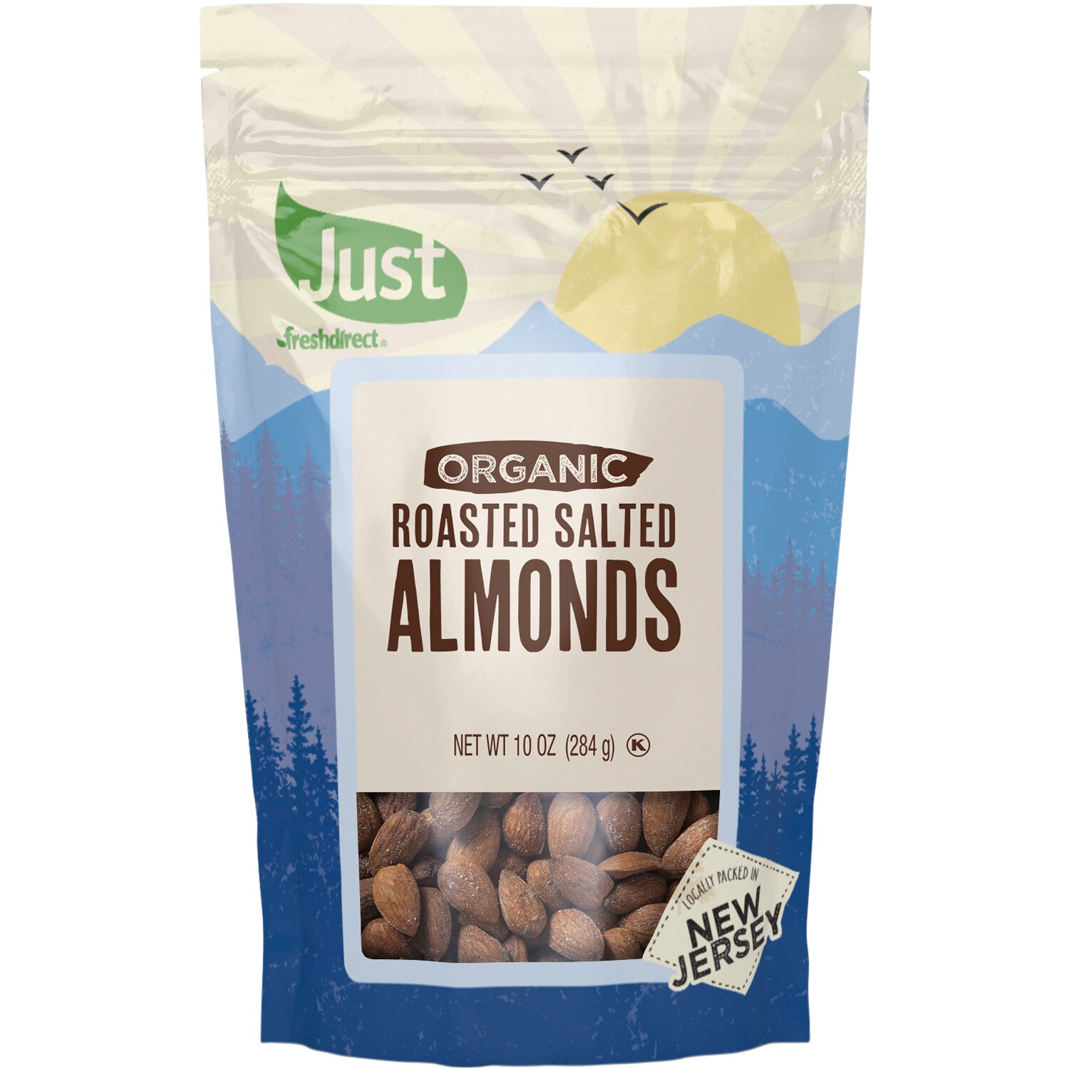 Just FreshDirect Organic Dry-Roasted Salted Almonds