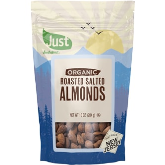 Just FreshDirect Organic Dry-Roasted Salted Almonds