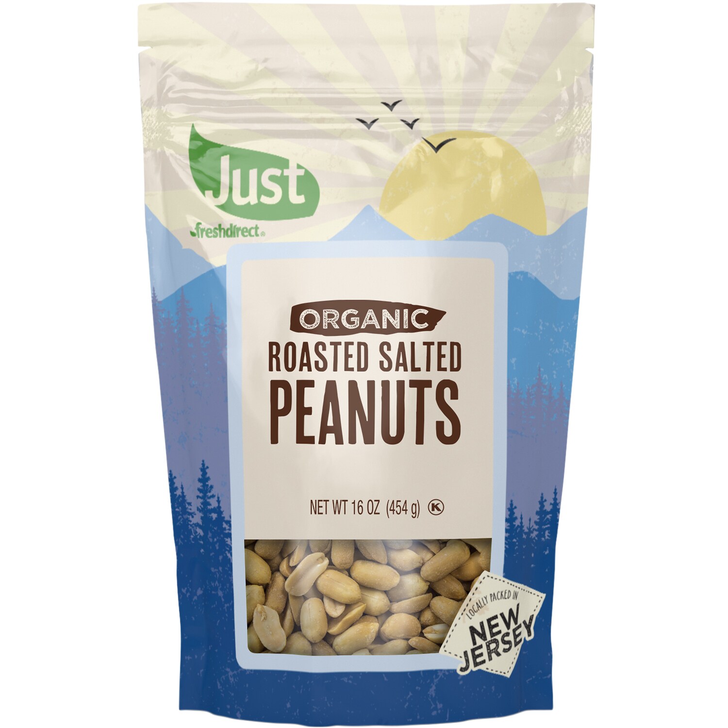 Just FreshDirect Organic Roasted Salted Peanuts