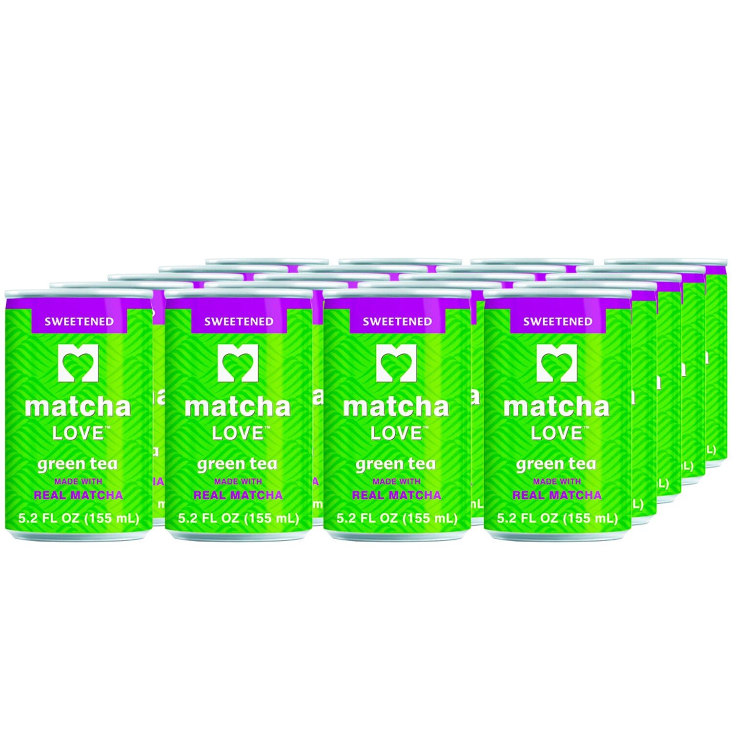 Ito En Matcha Love Tea, Sweetened Green, Cans