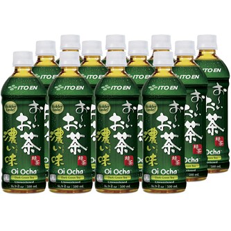 Ito En Oi Ocha Dark Green Tea, Plastic Bottles