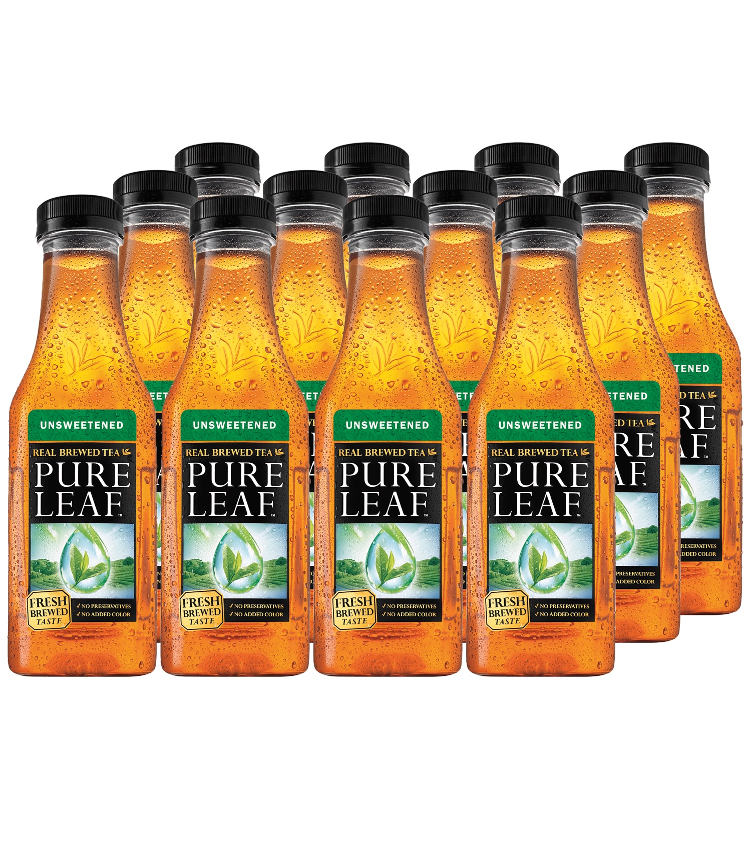 Pure Leaf Iced Tea, Unsweetened, Plastic Bottles