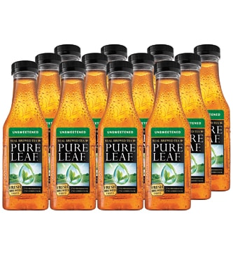 Pure Leaf Iced Tea, Unsweetened, Plastic Bottles