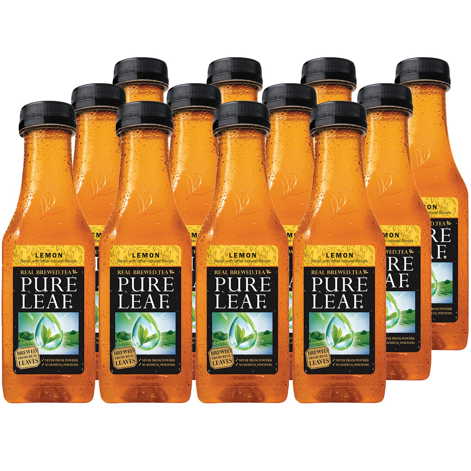 Pure Leaf Iced Tea, Lemon, Plastic Bottles