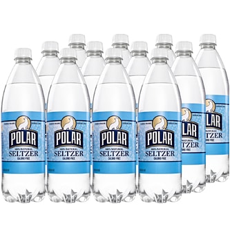 Polar Seltzer, Plain, Plastic Bottles