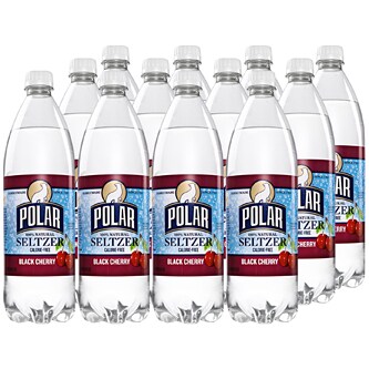 Polar Seltzer, Black Cherry, Plastic Bottles