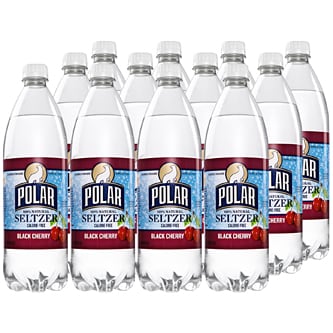 Polar Seltzer, Black Cherry, Plastic Bottles