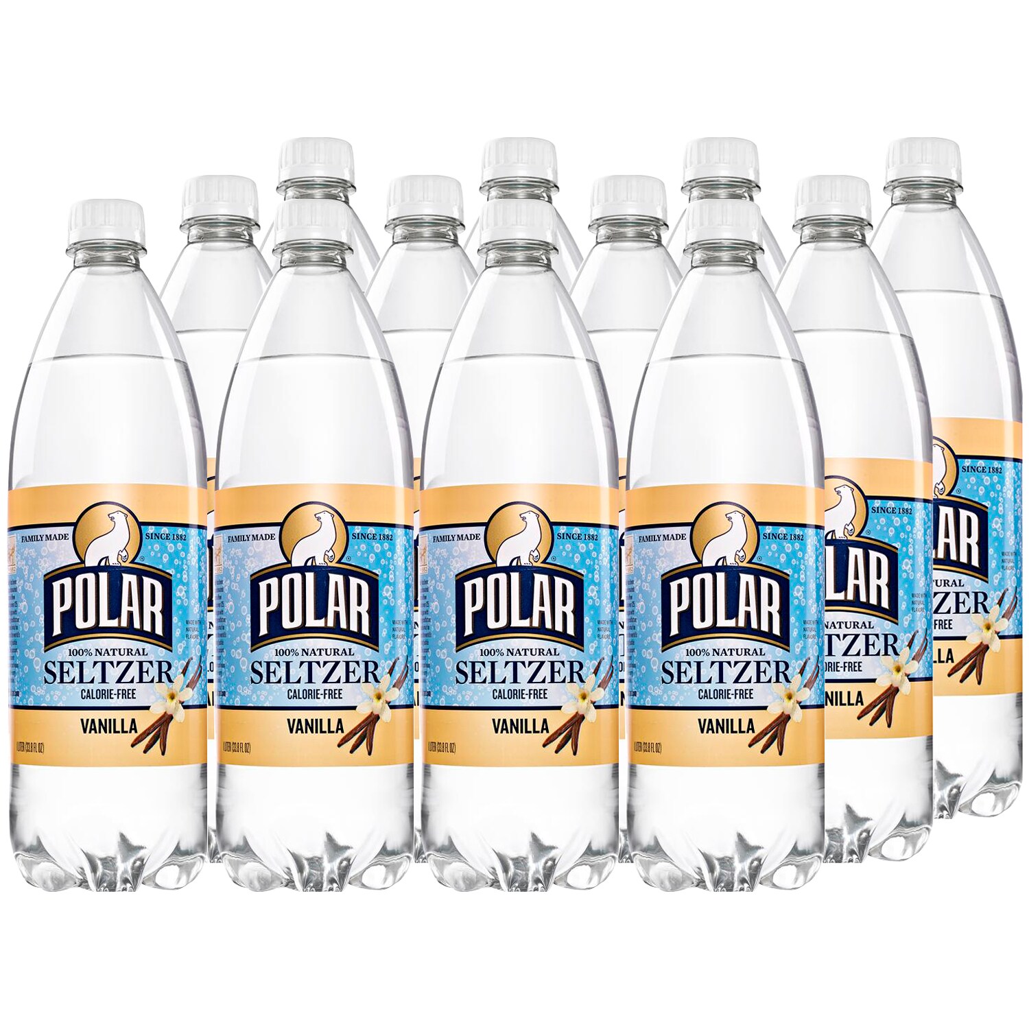 Polar Seltzer, Vanilla, Plastic Bottles