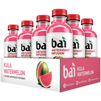 Bai Antioxidant Infusion Drink, Kula Watermelon, Plastic Bottles