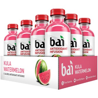 Bai Antioxidant Infusion Drink, Kula Watermelon, Plastic Bottles