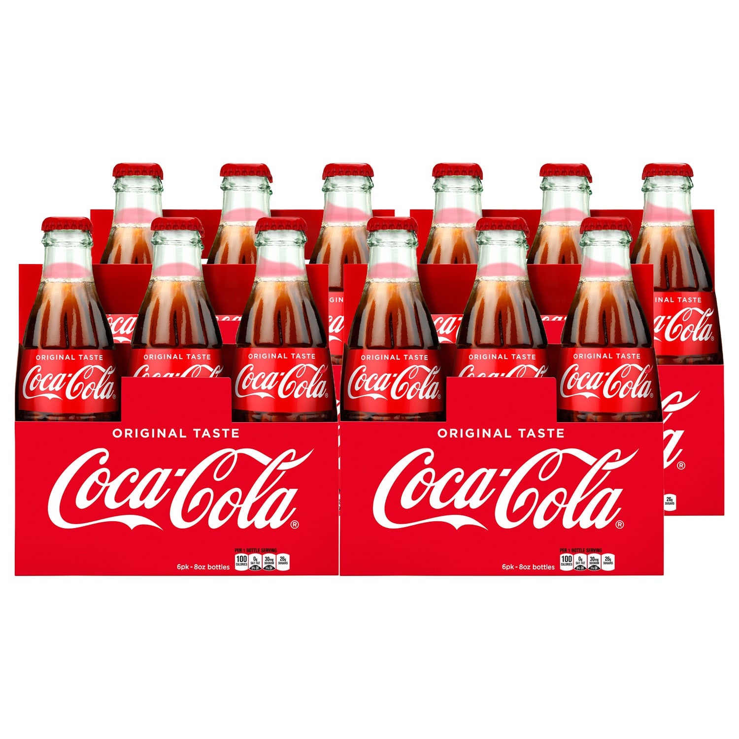 Coca-Cola Cola, Classic, Glass Bottles