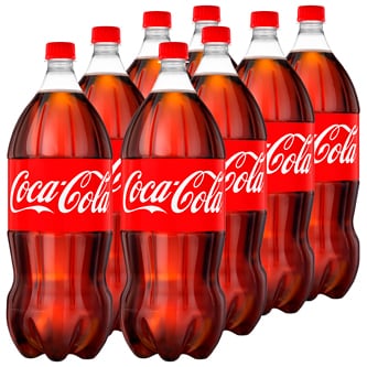 Coca-Cola Cola, Classic, Plastic Bottles, Case