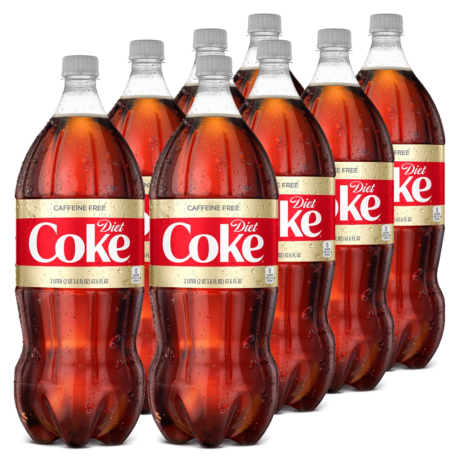 Diet Coke Cola, Caffeine-Free, Plastic Bottles