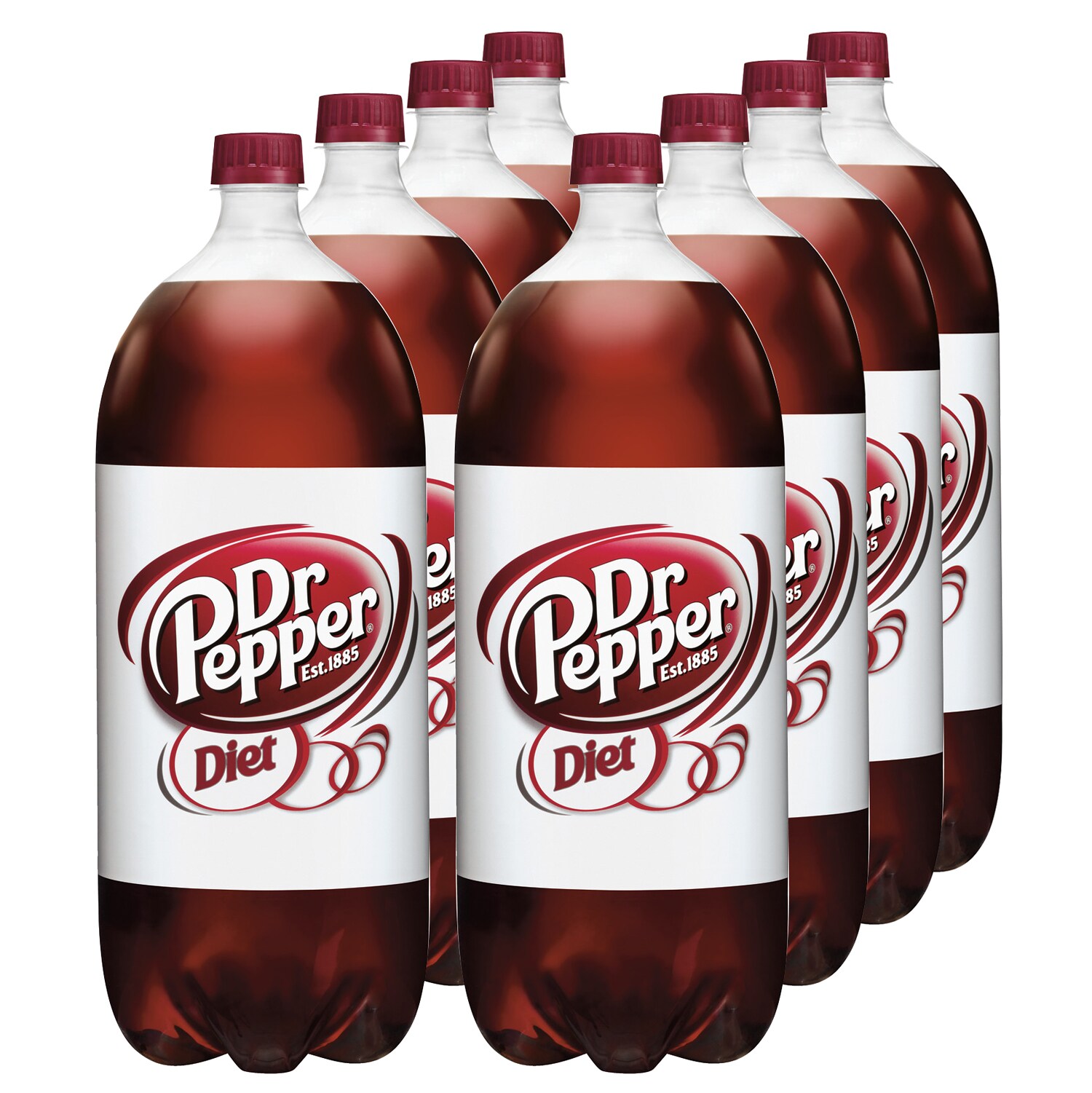 Diet Dr Pepper Soda, Plastic Bottles