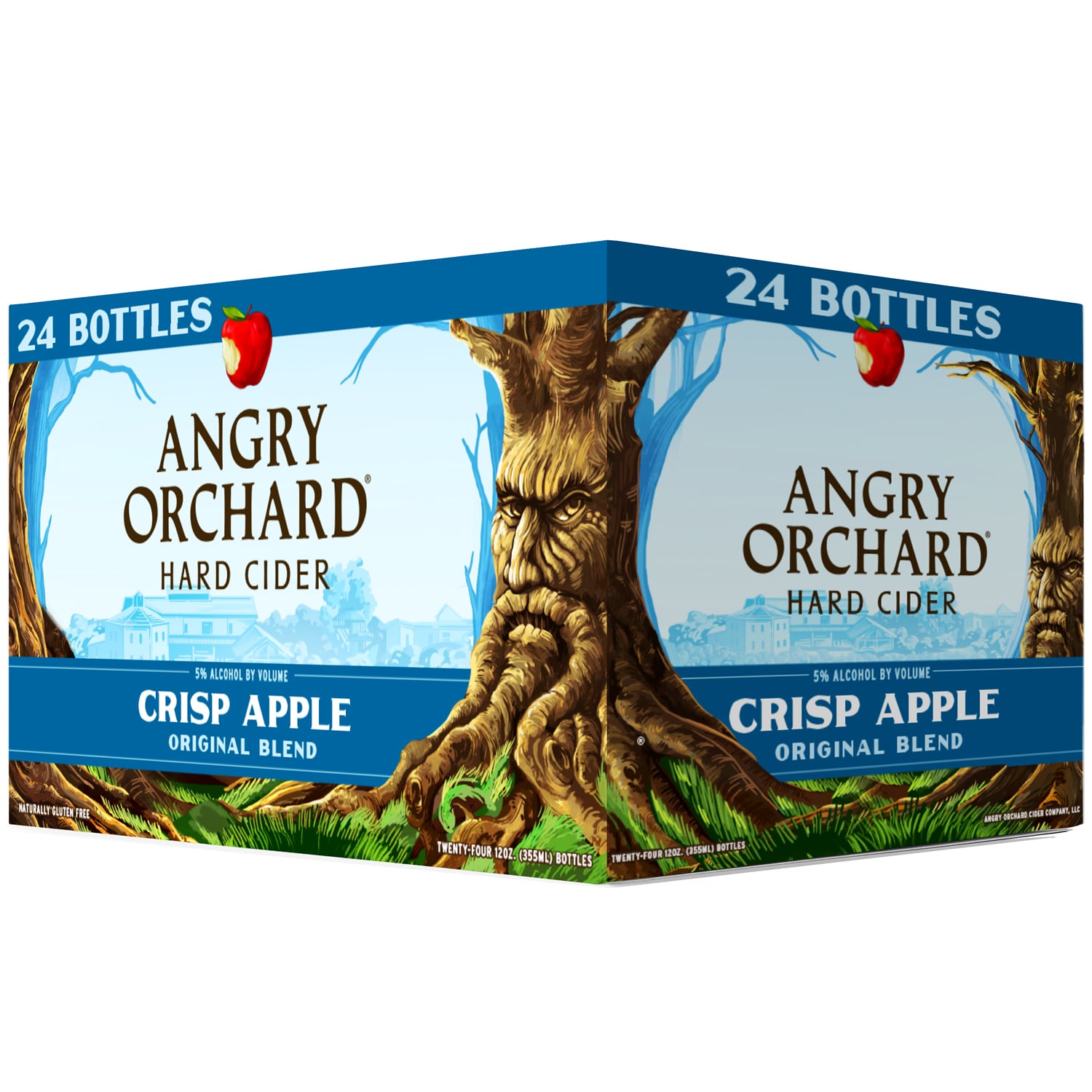 Angry Orchard Hard Cider, Crisp Apple, Glass Bottles