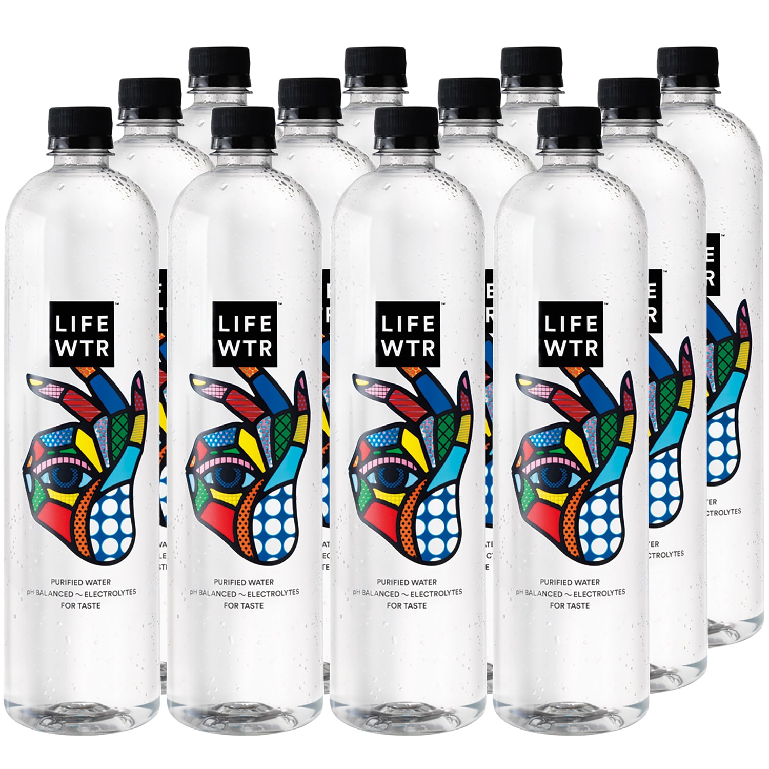 LIFEWTR Premium pH Balanced Water with Electrolytes, Plastic Bottles