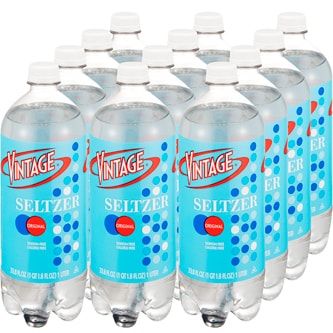 Vintage Seltzer, Original, Plastic Bottles