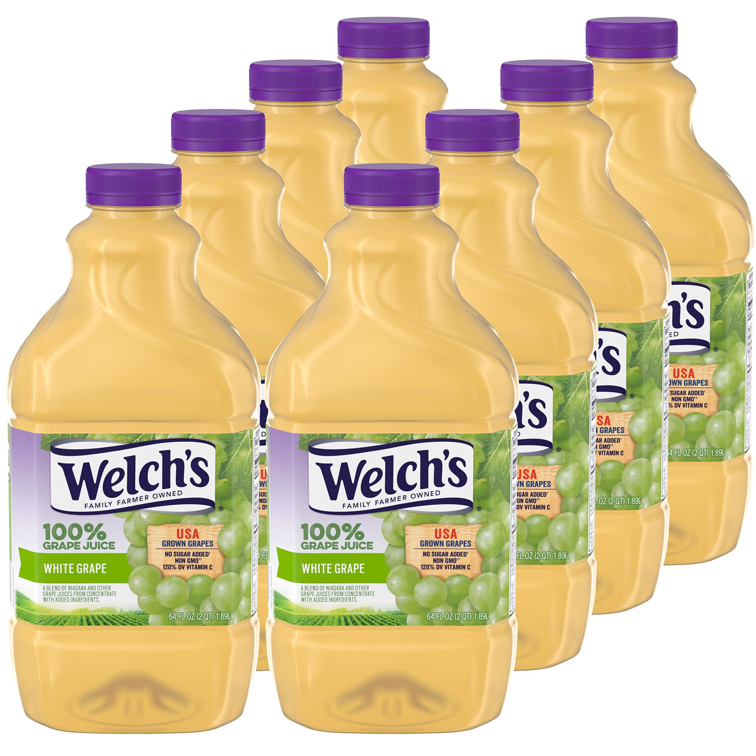 Welch's White Grape Juice, Plastic Bottles