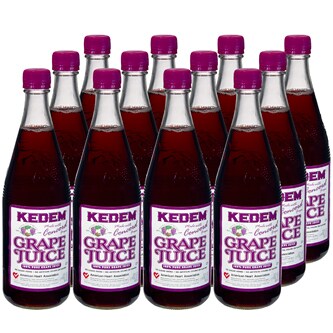 Kedem Concord Grape Juice, Glass Bottles