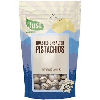 Just FreshDirect Dry-Roasted Unsalted Pistachios