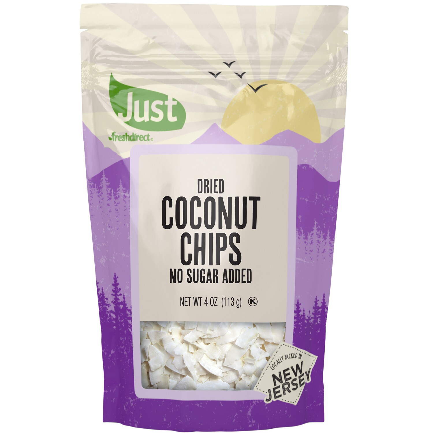 Just FreshDirect Dried Coconut Chips