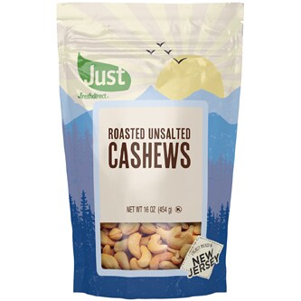 Just FreshDirect Roasted Unsalted Cashews