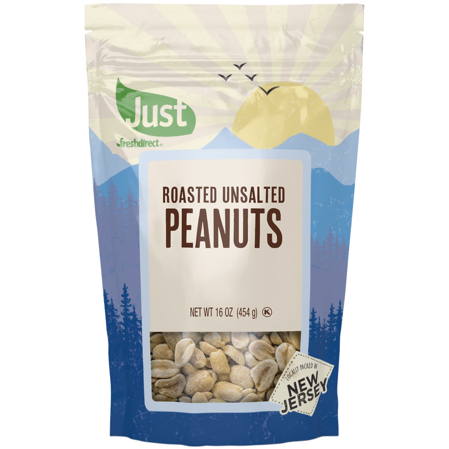 Just FreshDirect Roasted Unsalted Peanuts