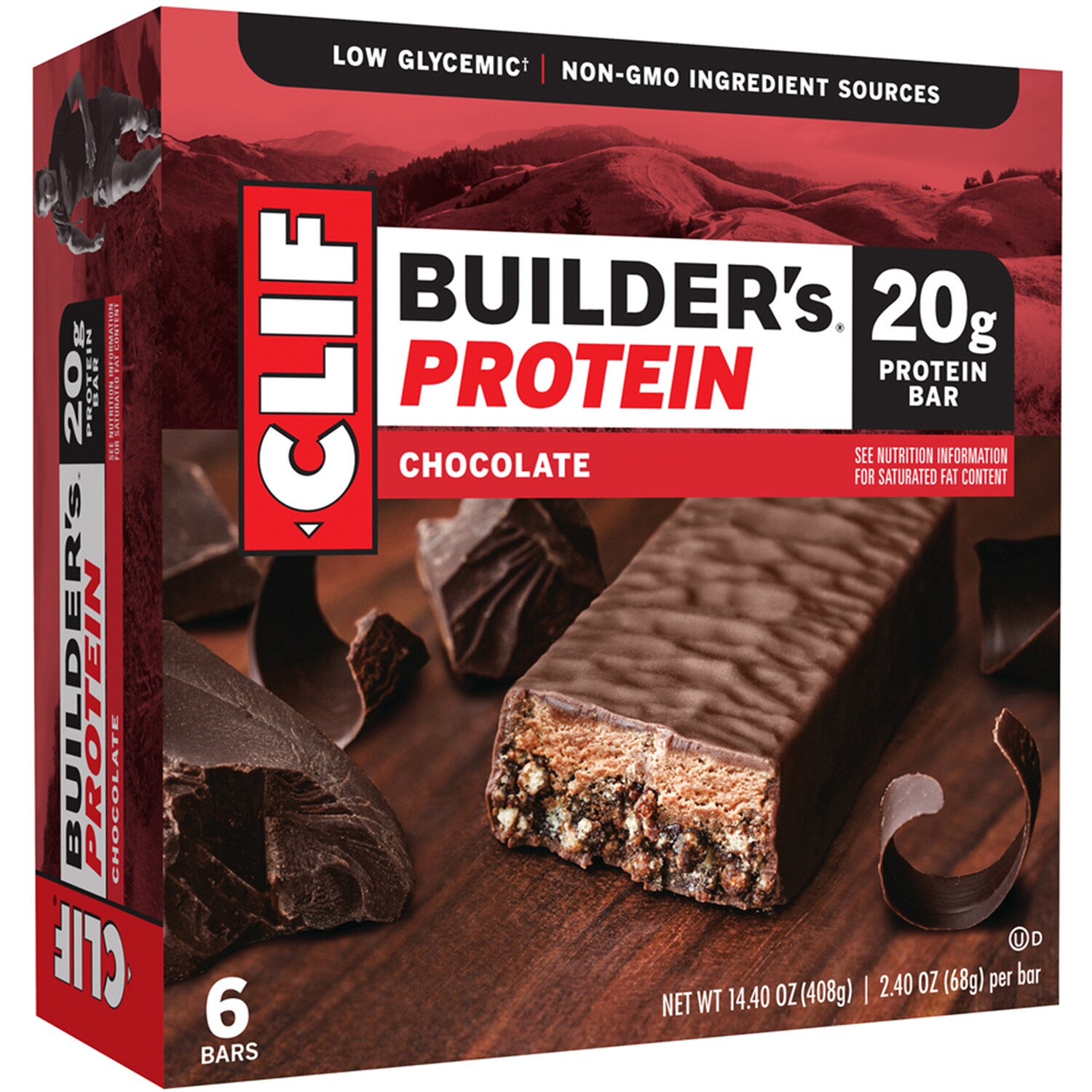 Clif Builders Protein Bars, Chocolate 
