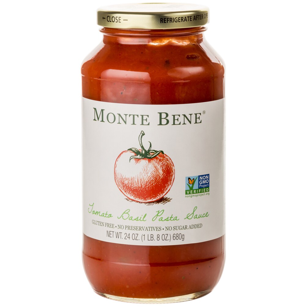 Monte Bene All-Natural Tomato Basil Pasta Sauce