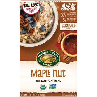 Nature's Path Organic Maple Nut Instant Oatmeal