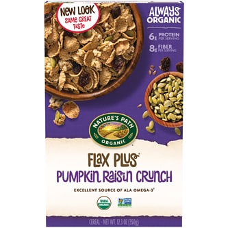 Nature's Path Organic Flax Plus Pumpkin Raisin Crunch