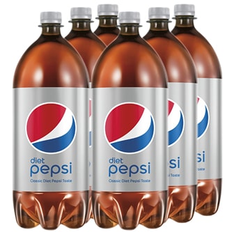 Diet Pepsi Cola, Plastic Bottles