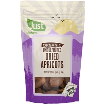 Just FreshDirect Organic Unsulphured Dried Apricots