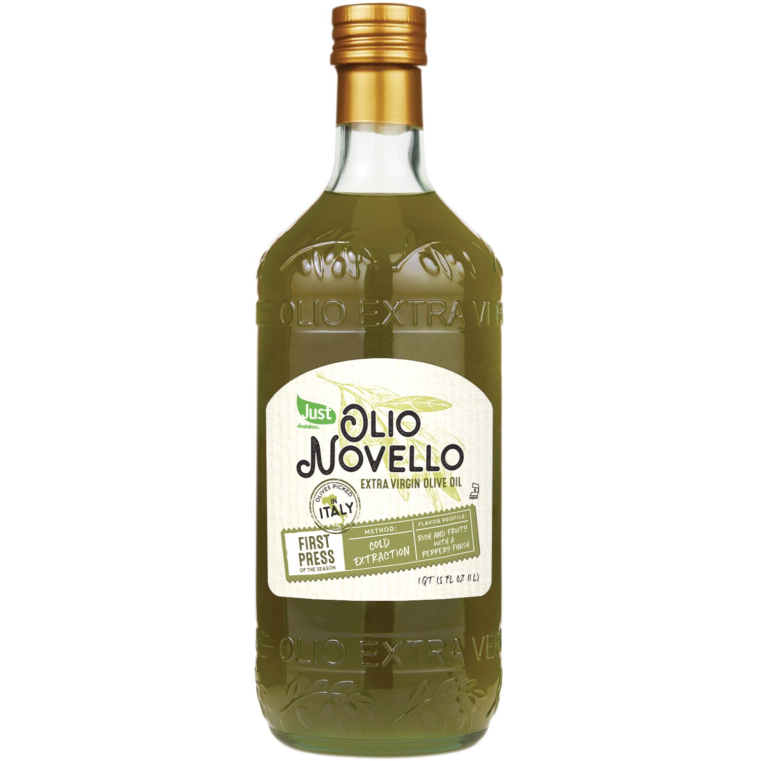 Just FreshDirect Unfiltered Olio Novello 2025 Harvest