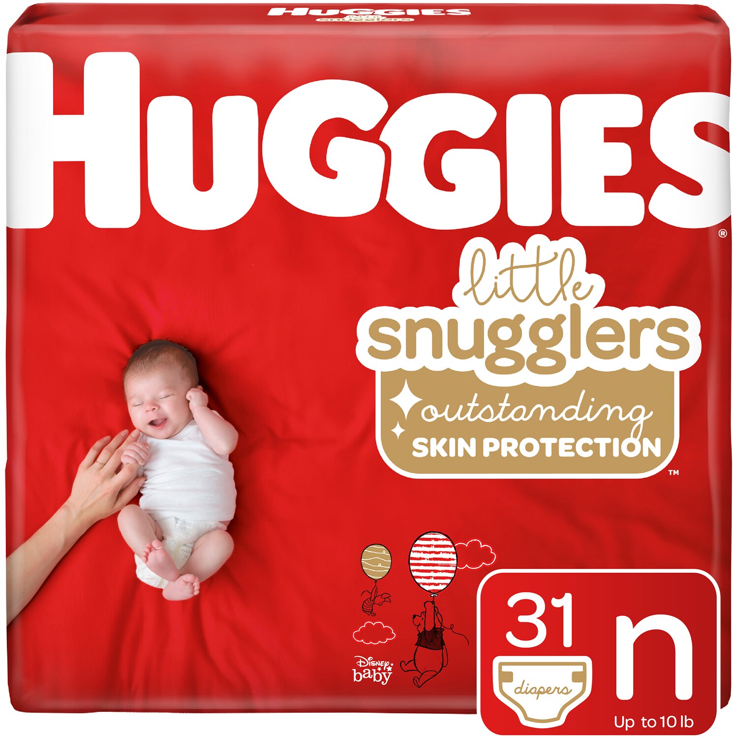 Huggies Little Snugglers Diapers, Newborn, Up to 10lb