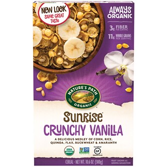 Nature's Path Organic Gluten-Free Sunrise Crunchy Vanilla Cereal