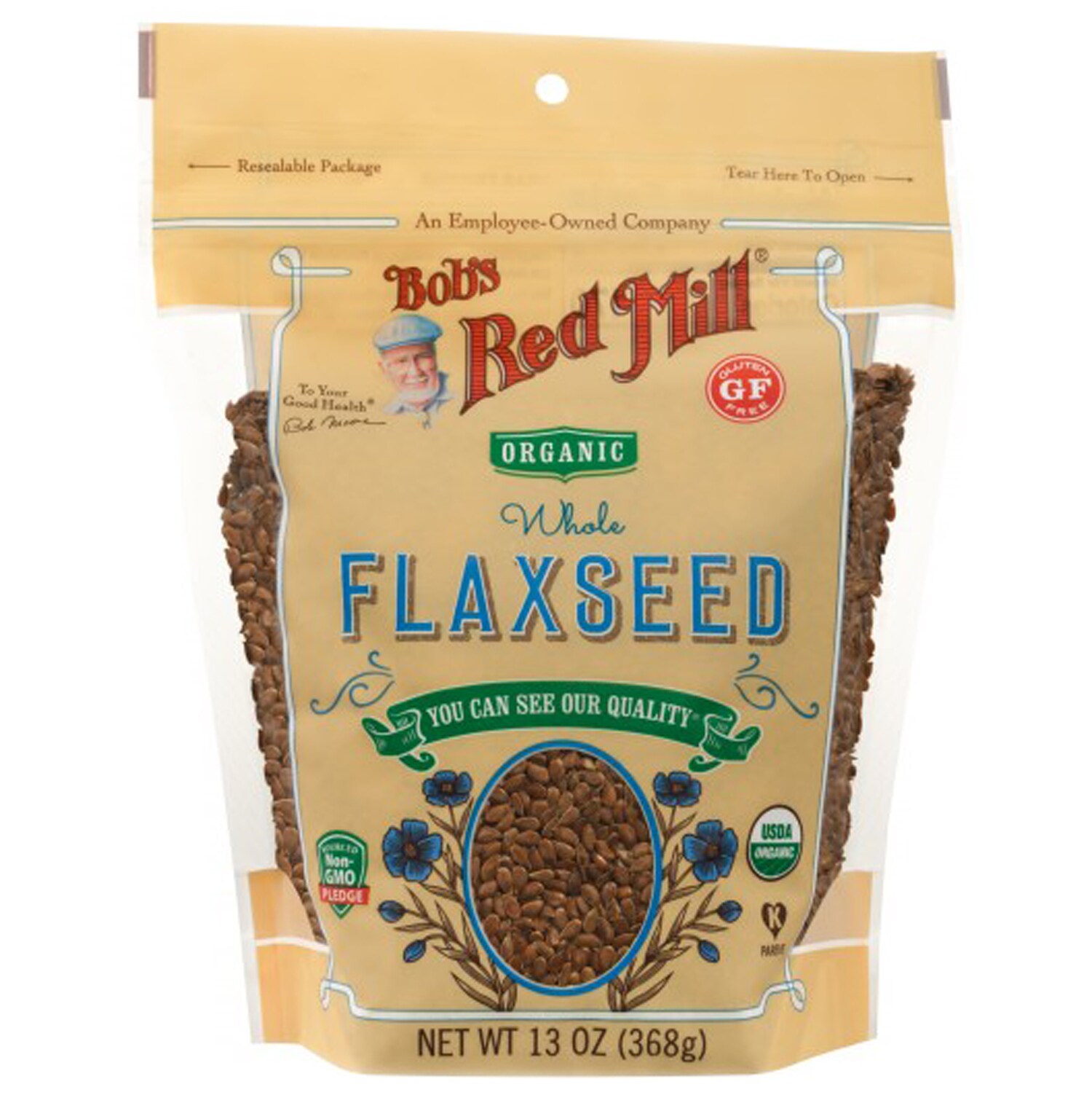 Bob's Red Mill Organic Raw Whole Flaxseed