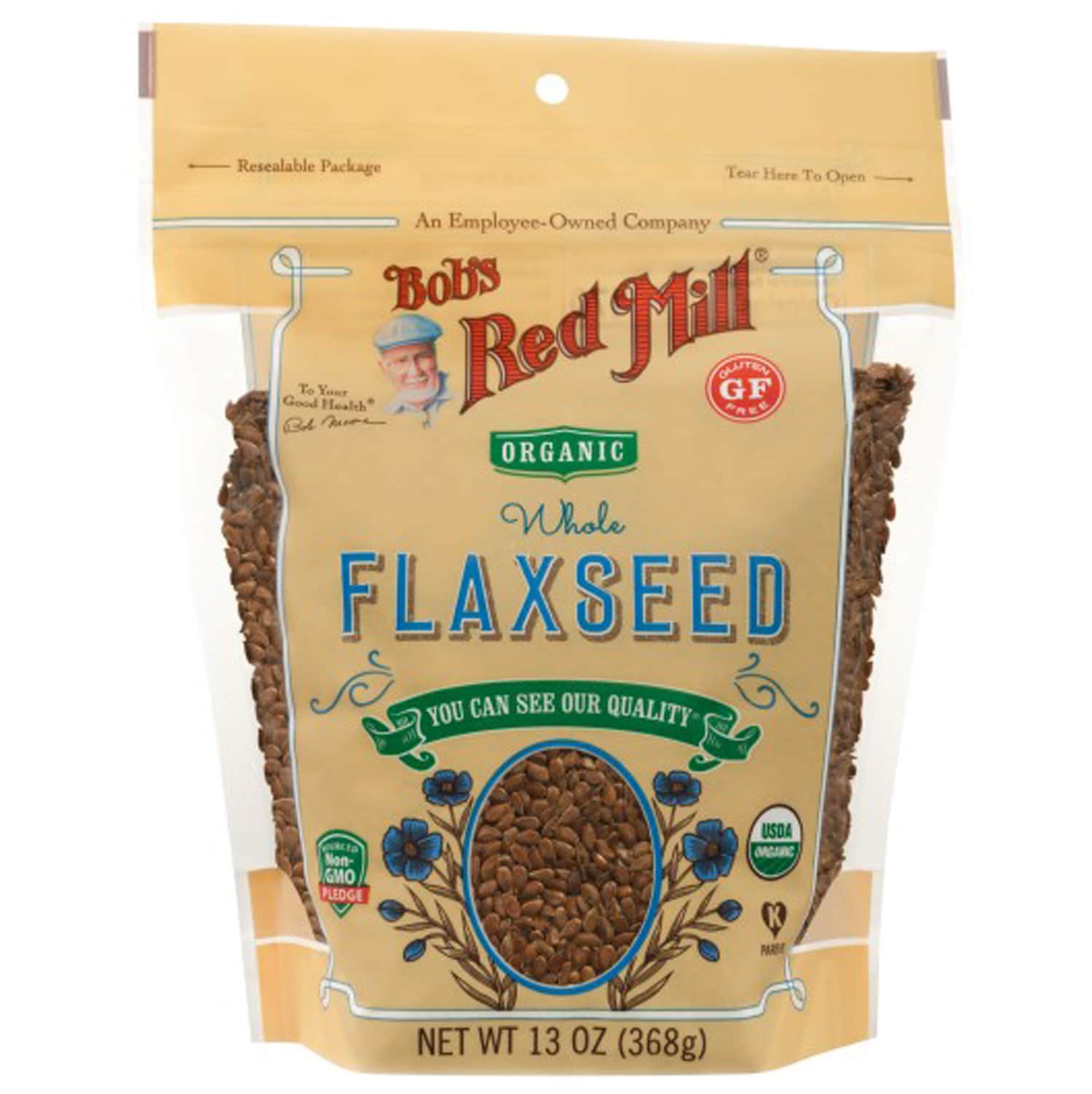 Bob's Red Mill Organic Raw Whole Flaxseed